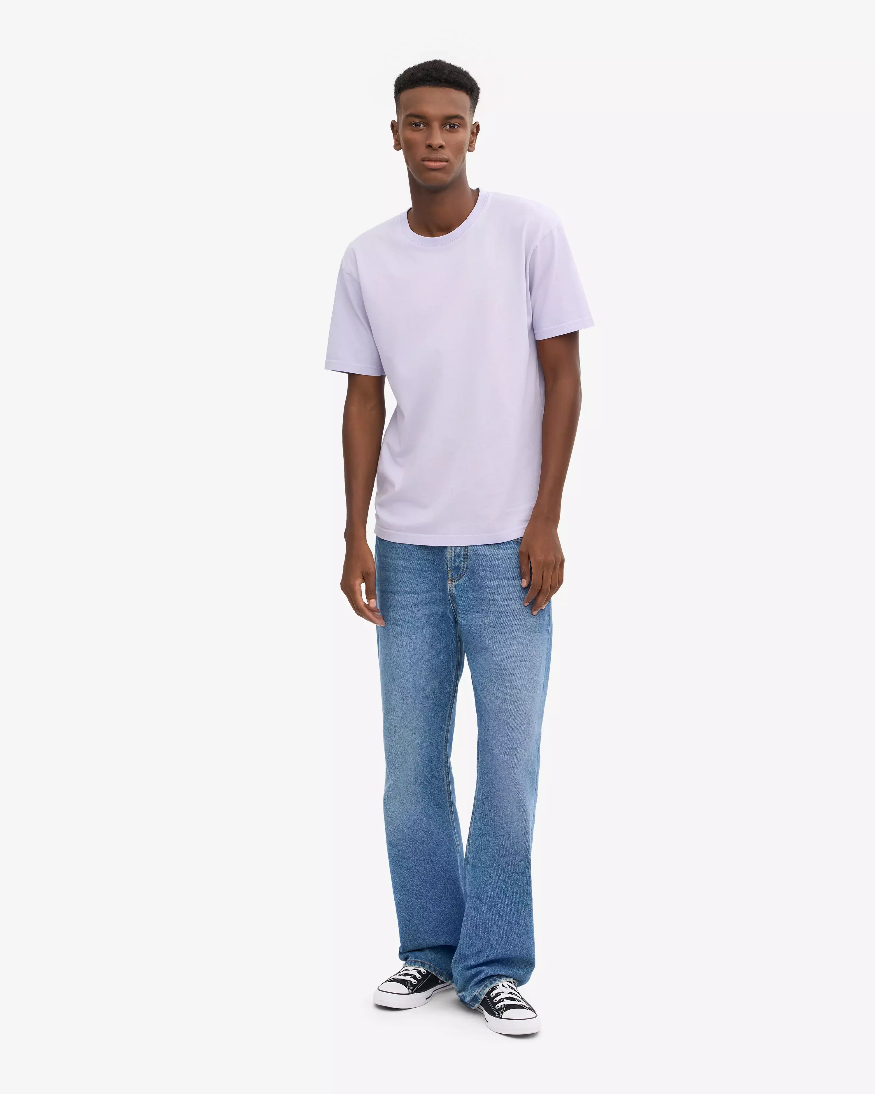 Colorful Standard Soft Lavender Organic T-Shirt Herren helllila